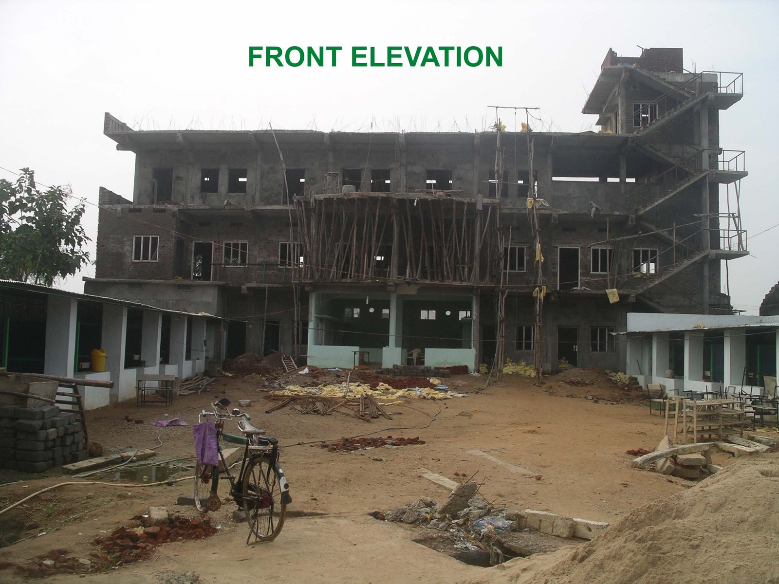Srujana Vidyalaya front elevation