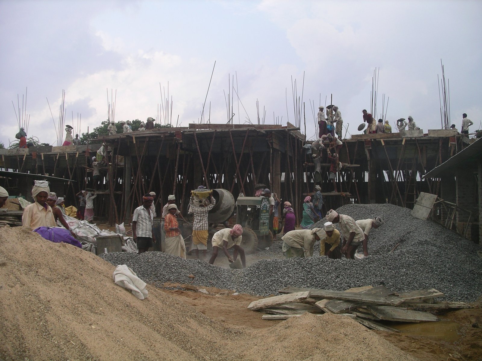 Community gathering at Srujana Vidyalaya